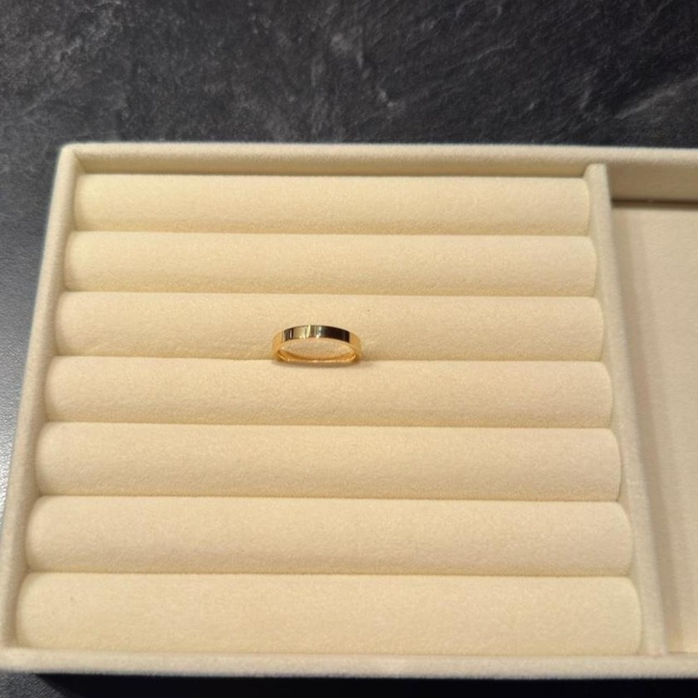 NOMA 3mm 18K Gold PVD Comfort Fit Band Ring Size 9 Waterproof Minimalist Gold